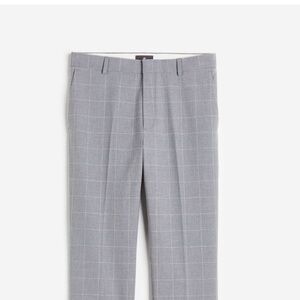 H&M Men’s Slim Fit Pants Size 32- Light Gray/ Checkered. NWT.